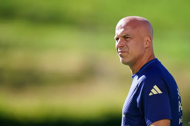 Head Coach Andrea Soncin of Italy looks on