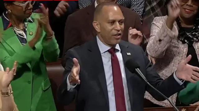 Jeffries speaks in the House