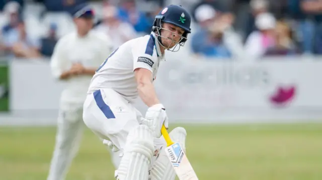 Finlay Bean batting