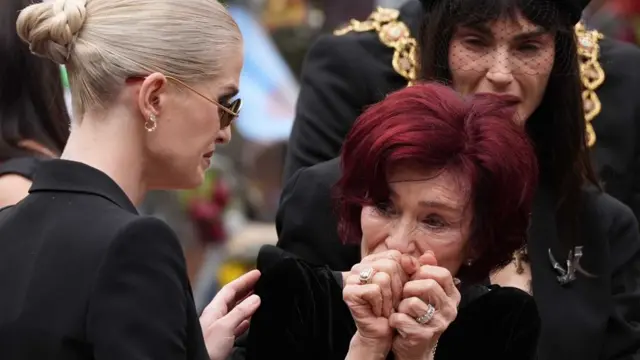 Sharon Osbourne with daughter Kelly Osbourne