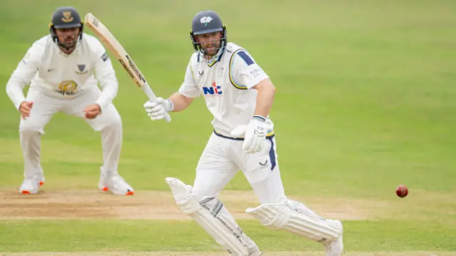 Adam Lyth batting