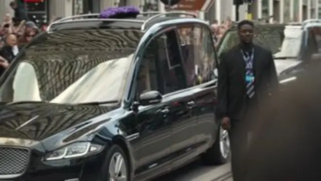 A black car