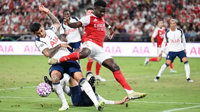 Arsenal against Spurs