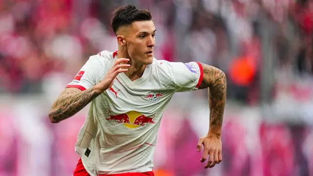 RB Leipzig's Benjamin Sesko