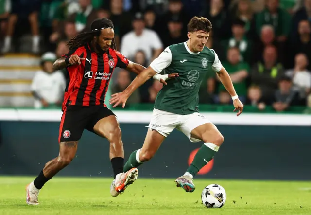 Hibernian 0-0 Midtjylland (1-1)