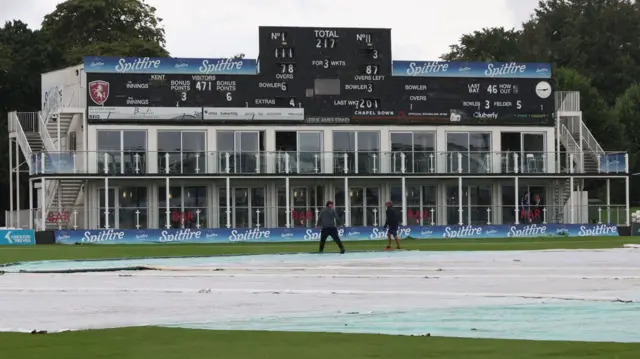 Rain at Canterbury