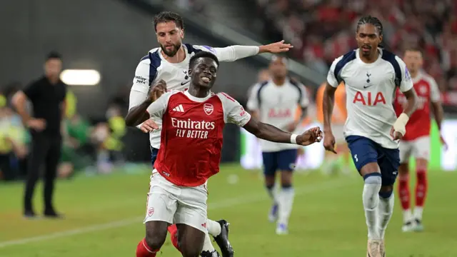 Saka and Bentancur