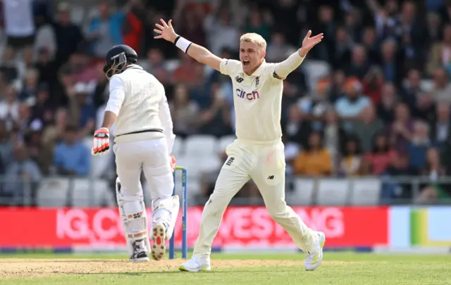 Sam Curran appeals