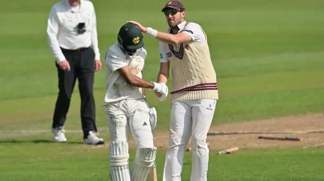 Haseeb Hameed dismissed