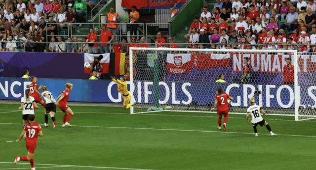 Poland's Kinga Szemik in action