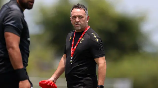 Wales head coach Matt Sherratt in training