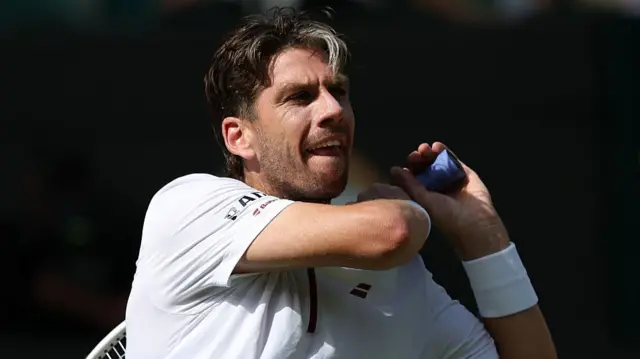 Cameron Norrie (GBR) during his Gentlemen's Singles Third Round match