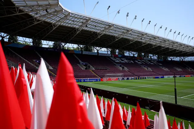 A general view of the inside of the stadium