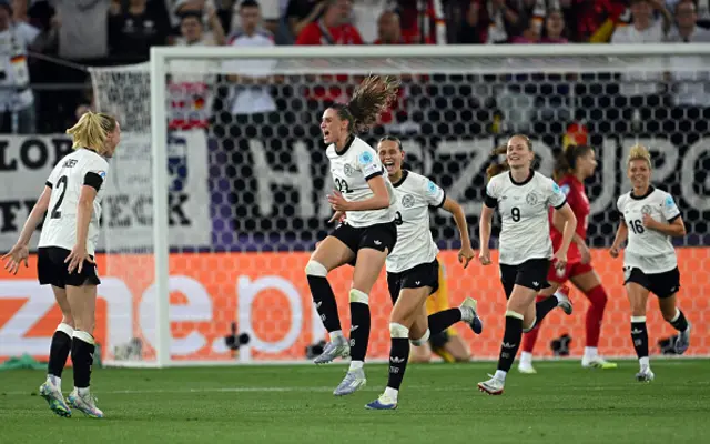 Jule Brand of Germany celebrates