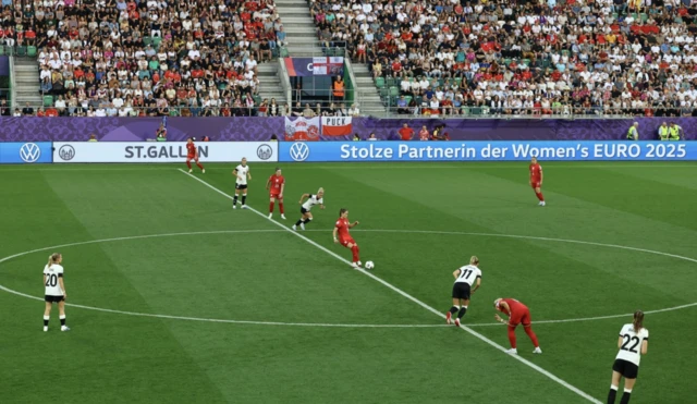 Poland kick off the match
