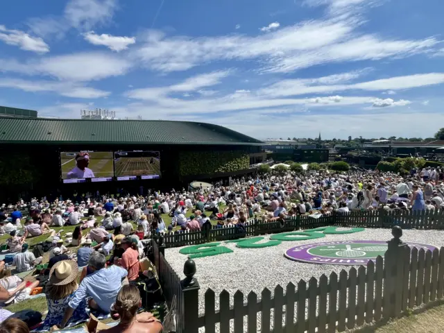 A view from Henman Hill