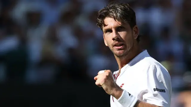 Cameron Norrie celebrates