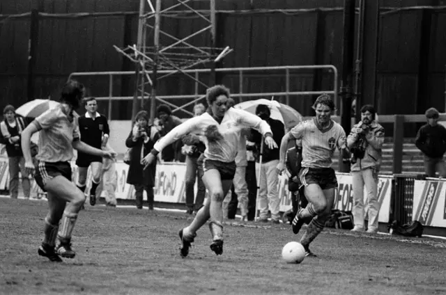 The first-ever European Competition for Women's Football culminated in a dramatic penalty shoot-out success for Sweden against England held at Kenilworth Road, Luton.