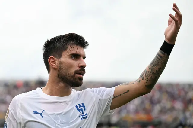 Ruben Neves gestures