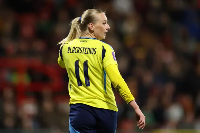 Sweden striker Stina Blackstenius