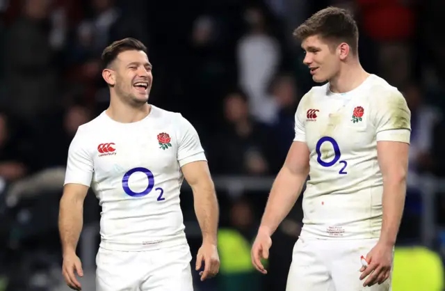 Danny Care and Owen Farrell