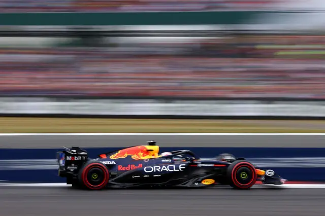 Max Verstappen in final practice at Silverstone