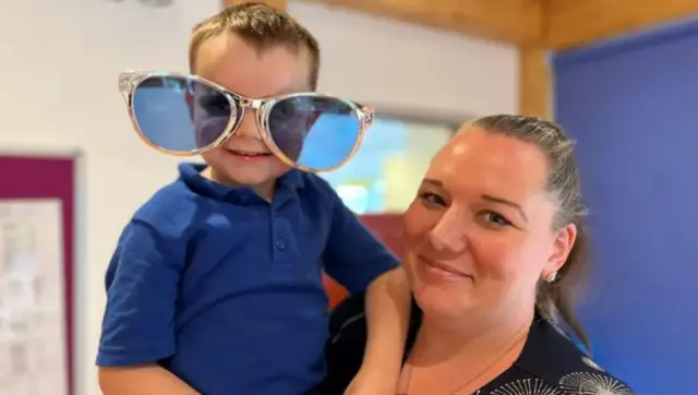 Michelle said Acorns' hospice had provided "a little world of acceptance and calm" for her and her son Reagan