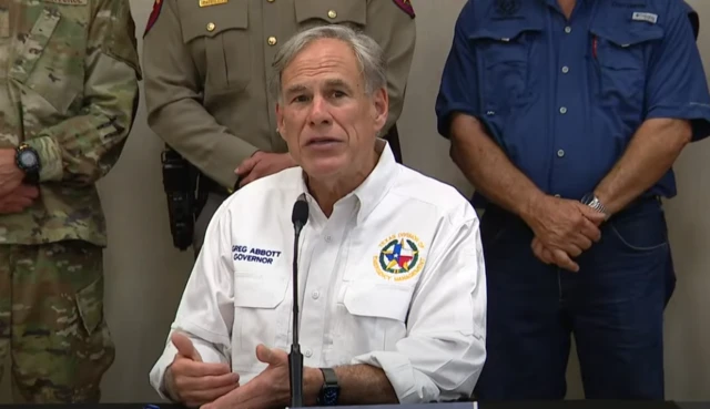 Texas Governor Greg Abbott.