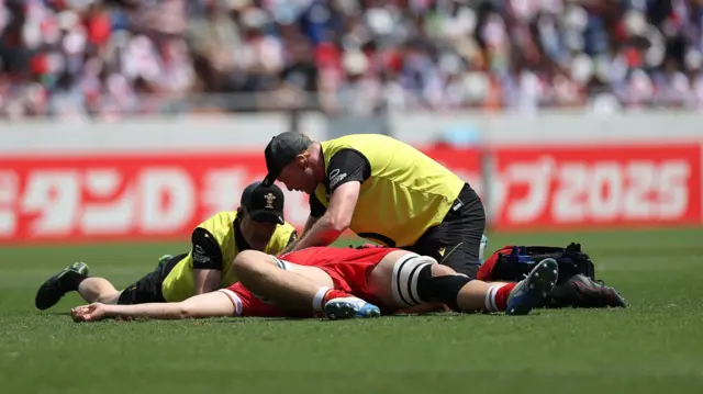 Ben Carter receives treatment