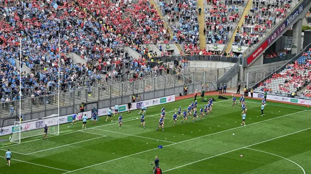 Fans inside Croke Park