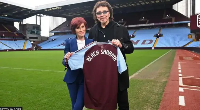 Sharon Osbourne and Tony Iommi