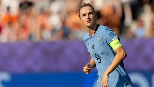 Vivianne Miedema of Holland Women during the EURO Women match between Wales Women v Holland Women at the Allmend Stadium
