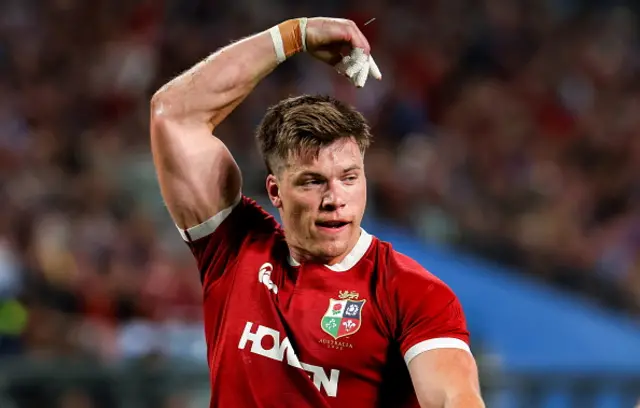 Huw Jones of British & Irish Lions celebrates