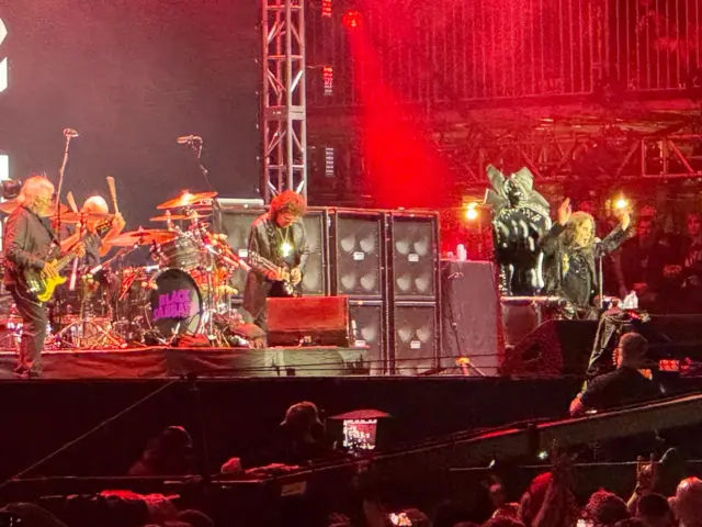 Black Sabbath on stage