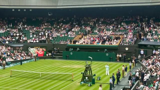 The royal box on centre court