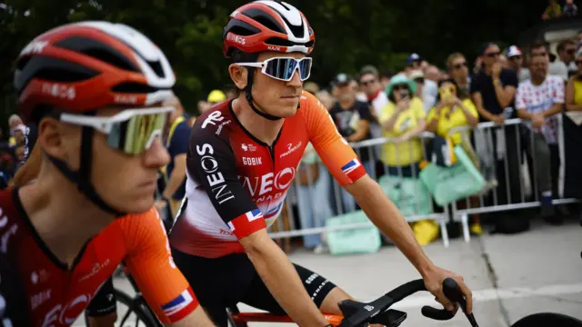 Geraint Thomas before the start of the 2025 Tour de France