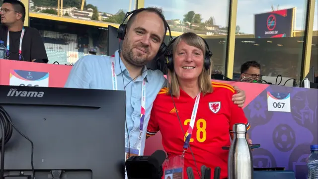 Owain Llyr and Kath Morgan