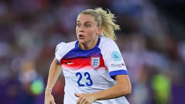 Alessia Russo of England during the UEFA Womens EURO 2025 Group D match between France and England at Stadion Letzigrund