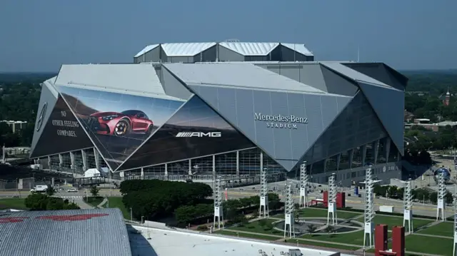 A general view inside the stadium in Atlanta