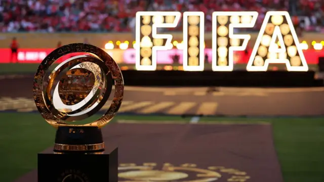 The Club World Cup trophy