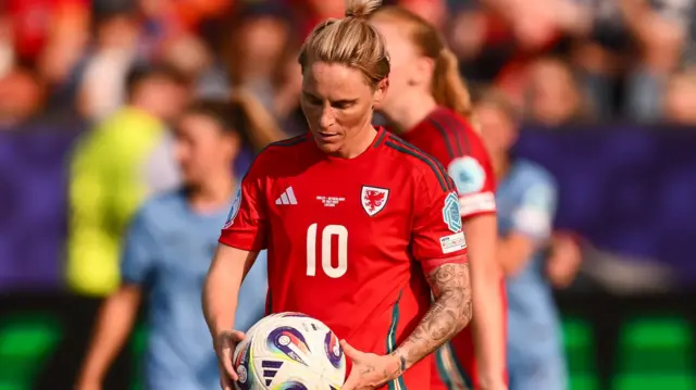Jess Fishlock looks frustrated