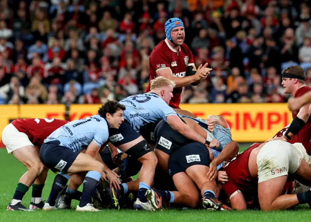 British & Irish Lions captain Tadhg Beirne celebrates