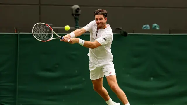 Cameron Norrie in action