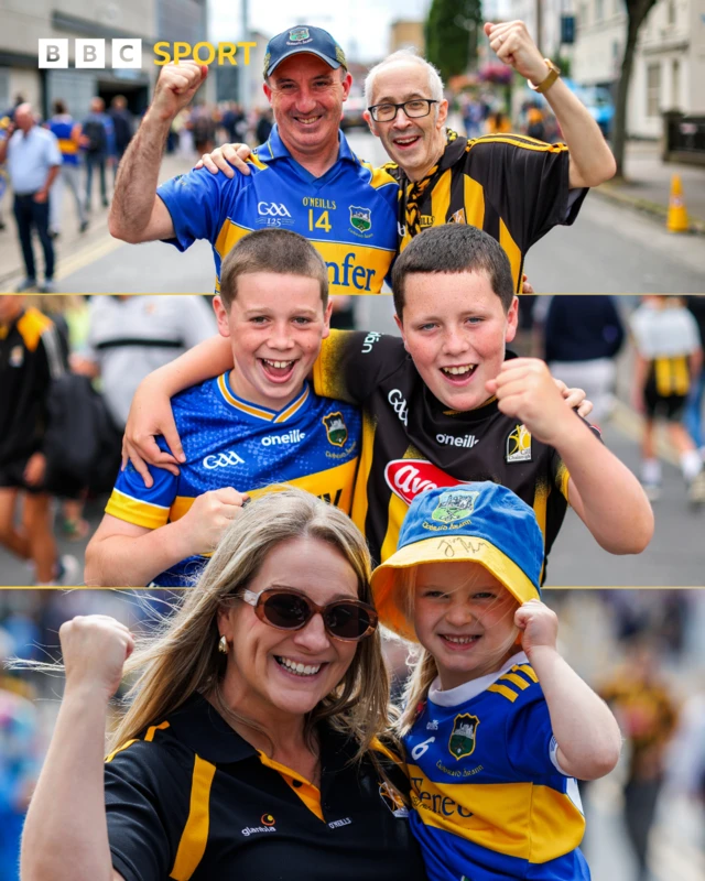 Hurling fans outside Croke Park