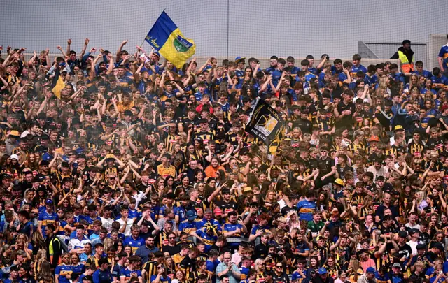Kilkenny and Tipperary fans