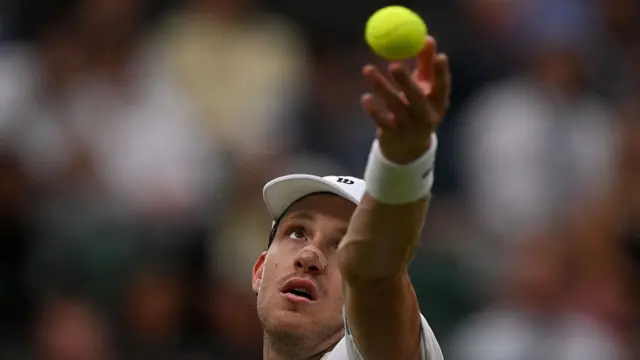 Nicolas Jarry serves