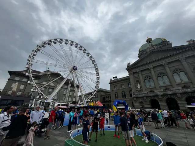 Fan zone in Bern