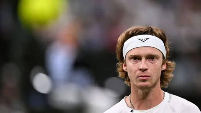 Andrey Rublev looks downcast