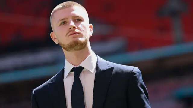 Crystal Palace's Adam Wharton pre FA Cup final
