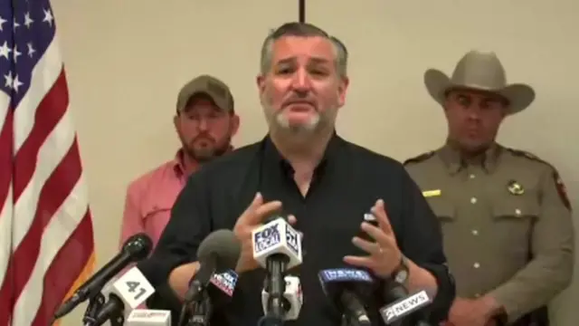 Senator Ted Cruz speaking at press conference